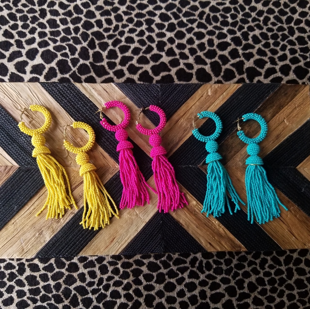 Bold Statement Tassel Earrings...Sold Separately!